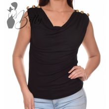 White Top with Jewelry Embellishment S/M