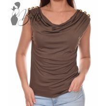 White Top with Jewelry Embellishment S/M