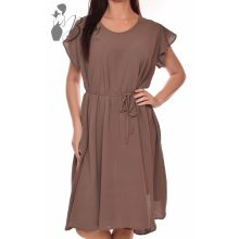Fodros ujjú, derékban megkötős ruha M/L, XL/XXL
