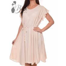 Fodros ujjú, derékban megkötős ruha M/L, XL/XXL