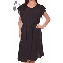 Fodros ujjú, derékban megkötős ruha M/L, XL/XXL