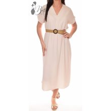 Két oldalt felsliccelt öves ruha M/L, XL/XXL