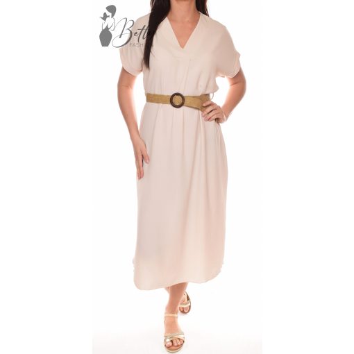 Két oldalt felsliccelt öves ruha M/L, XL/XXL