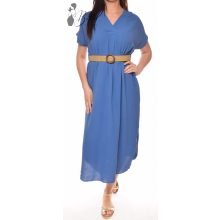 Két oldalt felsliccelt öves ruha M/L, XL/XXL