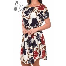Virág mintás, rövid ujjú ruha M/L, XL/XXL