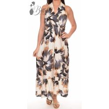 Színes virágmintás maxi ruha S/M, L/XL