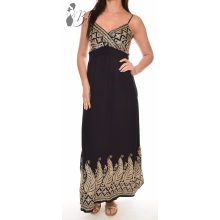 Hímzett arany díszes maxiruha S/M, L/XL