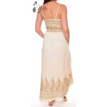 Hímzett arany díszes maxiruha S/M, L/XL