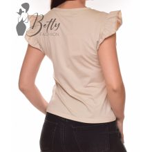 White Top with Jewelry Embellishment S/M