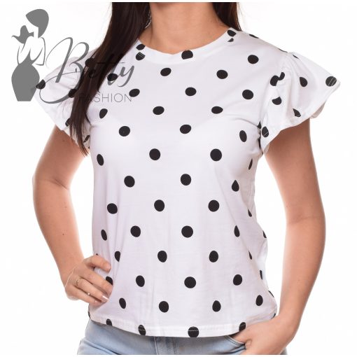 White Top with Jewelry Embellishment S/M