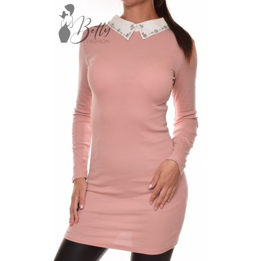 Galléros és strasszköves ruha S/M, L/XL