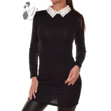 Galléros és strasszköves ruha S/M, L/XL