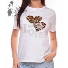 White Top with Jewelry Embellishment S/M