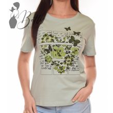 Pillangó és virágmintás felső M/L, XL/XXL