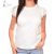 White Top with Jewelry Embellishment S/M