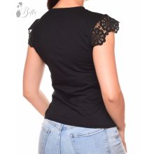 White Top with Jewelry Embellishment S/M