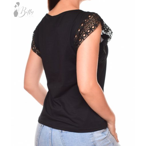 White Top with Jewelry Embellishment S/M