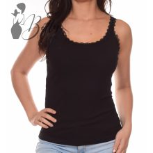 Bordázott anyagú, csipke szegélyes atléta S/M, L/XL