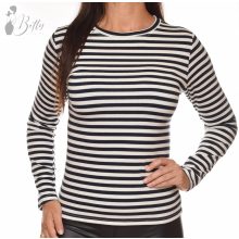Csíkos, kerek nyakú felső S/M, L/XL