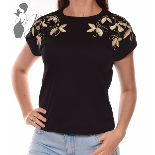 White Top with Jewelry Embellishment S/M