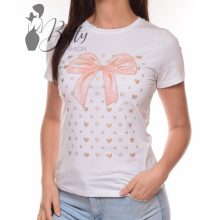 White Top with Jewelry Embellishment S/M