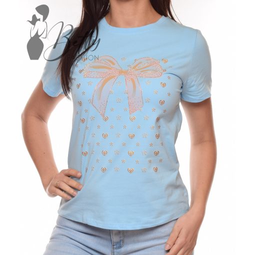 White Top with Jewelry Embellishment S/M