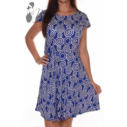 Kör mintás, loknis aljú ruha M/L, XL/XXL