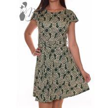 Kör mintás, loknis aljú ruha M/L, XL/XXL