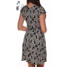 Kör mintás, loknis aljú ruha M/L, XL/XXL