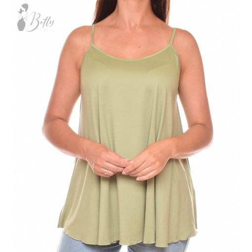 Spagettipántos, bővülő fazonú tunika S/M, L/XL