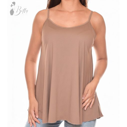 Spagettipántos, bővülő fazonú tunika S/M, L/XL
