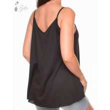 Spagettipántos, bővülő fazonú tunika S/M, L/XL