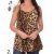 Leopárd mintás, spagettipántos, lenge felső S/M, L/XL
