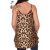 Leopárd mintás, spagettipántos, lenge felső S/M, L/XL