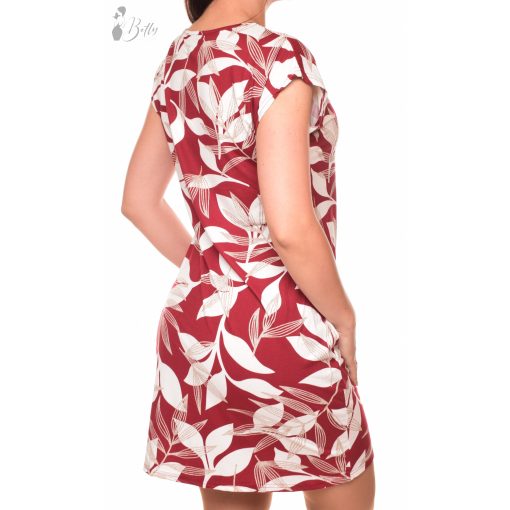 Levélmintás, zsebes ruha M/L, XL/XXL