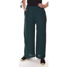 Bő szárú, oldalán hímzett nadrág  XL/2XL, 3XL/4XL