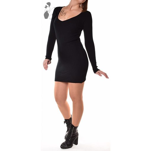 V-nyakú, kötött tunika S/M, L/XL