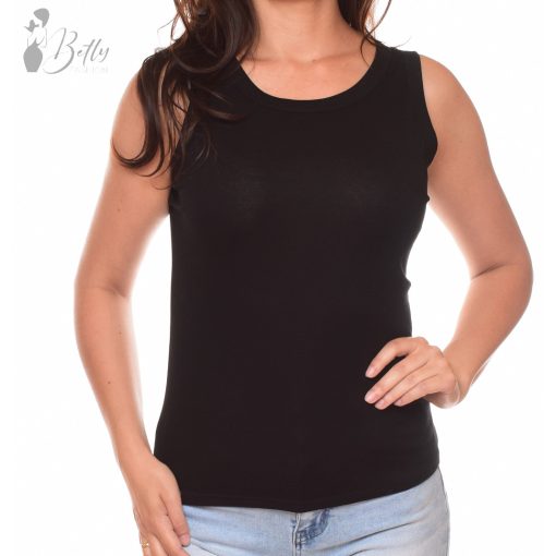 Egyszínű, kerek nyakú, ujjatlan felső S/M, L/XL