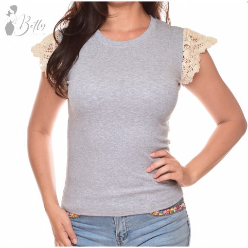 Horgolt ujjú felső S/M, L/XL
