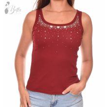Strasszköves kivágású felső S/M, L/XL