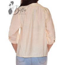 Hímzett virágmintás, lenge blúz S/M, L/XL