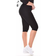 Fekete, szára végén feliratos leggings M/L, XL/2XL
