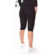 Fekete, szára végén feliratos leggings M/L, XL/2XL