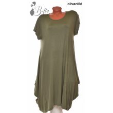 Egyszínű, lenge fazonú ruha L, XL