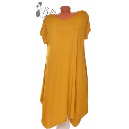 Egyszínű, lenge fazonú ruha L, XL