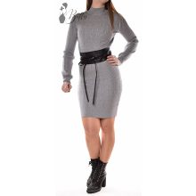 Anyagában mintás, vállnál gombdíszes tunika S/M