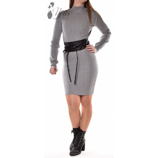 Anyagában mintás, vállnál gombdíszes tunika S/M