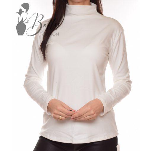 Mikroplüss anyagú, emelt nyakú felső M/L, XL/2XL