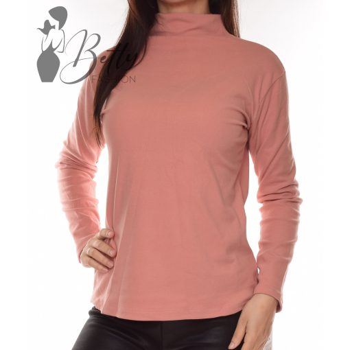 Mikroplüss anyagú, emelt nyakú felső M/L, XL/2XL