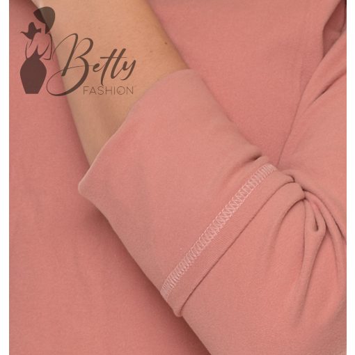 Mikroplüss anyagú, emelt nyakú felső M/L, XL/2XL